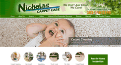 Desktop Screenshot of nicholascarpetcare.com